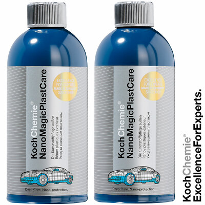 2x Koch Chemie NanoMagicPlastCare Kunststoffpflege außen 500 ml