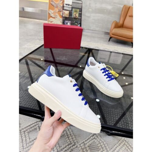 ItalianFerra gamoA+ Leather Sports Board Shoes Casual Lace Up Low Top Shoes Men - Picture 30 of 30