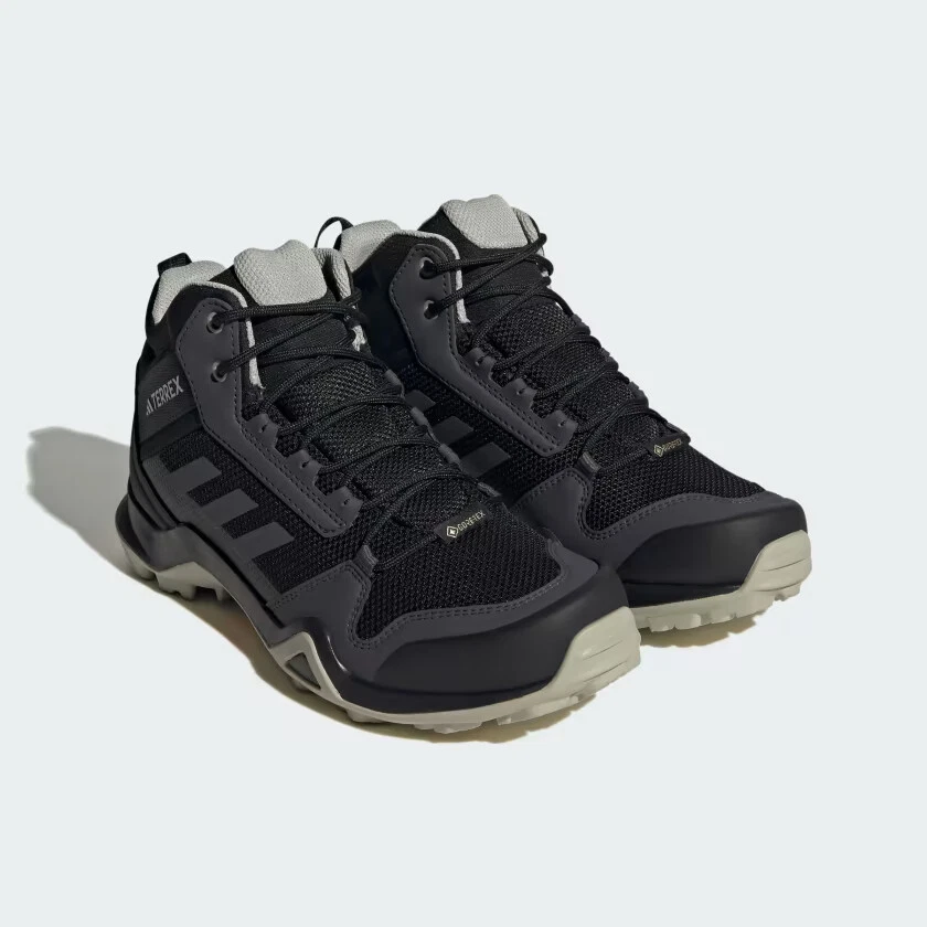 adidas TERREX AX3 MID GORE TEX HIKING SHOES Core Black Dgh Solid Grey