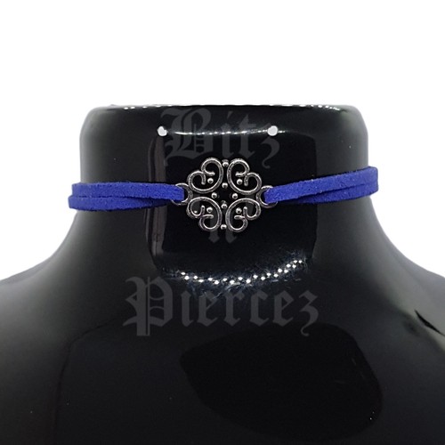 HANDMADE Flower Connector Charm Faux Suede Choker *UK SELLER* - Picture 15 of 78