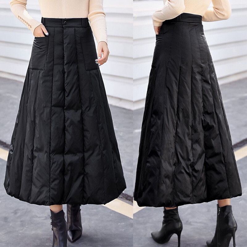 Cotton Skirt Full Length Quilted Skirt Vintage Souleiado Charles