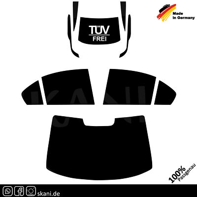 Tönungsfolie passgenau für - BMW 3er (E46) Limousine 1998-2007