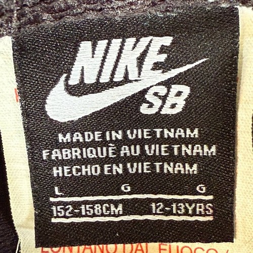 Boys Nike SB Shorts Size L Black White Skateboarding - Picture 5 of 7