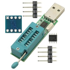 24CXX 24LCXX Programmer EEPROM Reader Writer 24C02 SOP to DIP Block USB