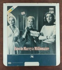CED: HOW TO MARRY A MILLIONAIRE, MONROE, GRABLE, BACALL, NEW SEALED RCA DISC