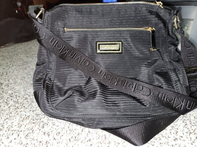 Calvin Klein Black Sussex Nylon Crossbody Women Handbags