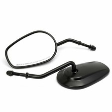 Specchietti per Harley Davidson Neri Sportster Softail Dyna Touring Gambo Corto