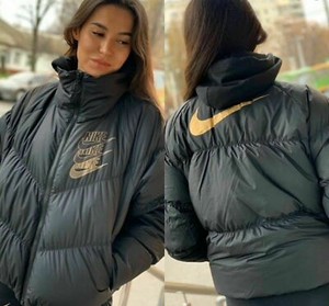black gold nike jacket