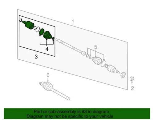 Junta exterior original Hyundai Cv 49525-D3030 Foto 2 de 2