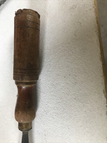 W. Butcher 1/2" Wood Handle Chisel Clear markings Cast Steel England early 1900s - Picture 5 of 8