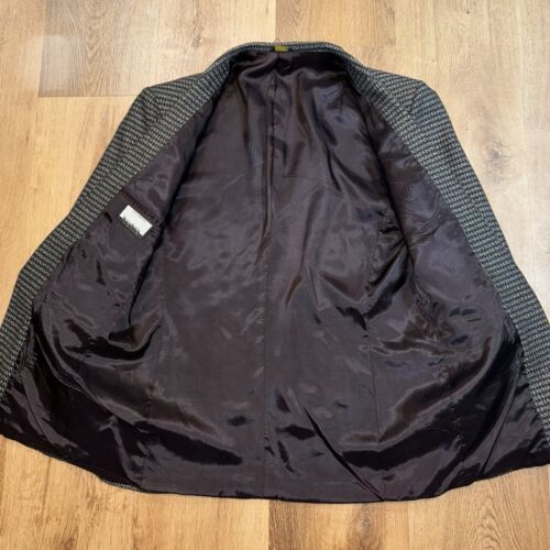 Vintage 80er 90er City Streets Sakko Anzug Blazer Miami Vice Sport Mantel Seide Herren 42 - Bild 13 von 16