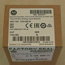 Allen-Bradley 1794-IE8 Flex 8 Point Analog Input Module NEW Sealed 1794-IE8