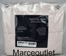 Hudson Park Classic Linens Egyptian Percale TWIN  Flat Sheet Blush