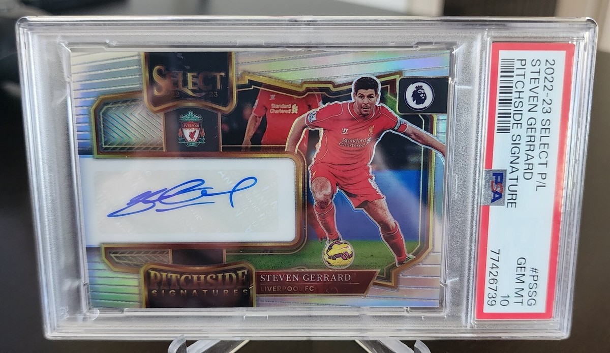 2022-23 Select EPL Steven Gerrard Pitchside Signatures AUTO 2022-23 Select EPL Steven Gerrard Pitchside Signatures AUTO