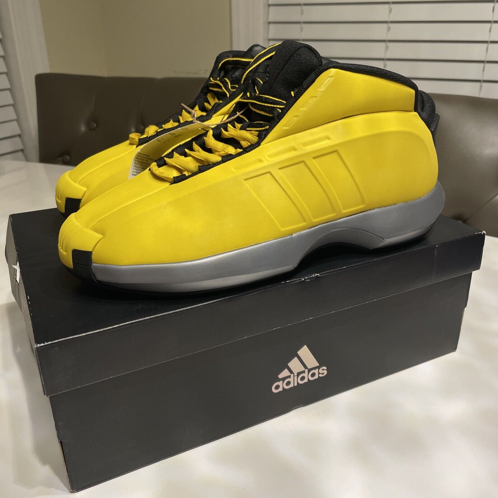 Adidas Crazy 1 Sunshine 2022 Kobe Bryant Yellow GY3808 Men's Size 10