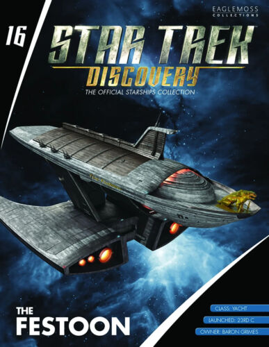 Star Trek Eaglemoss ~ DISCOVERY #16 ~ BARON GRIMES'S FESTOON ~ BRAND NEW IN BOX - Picture 7 of 7
