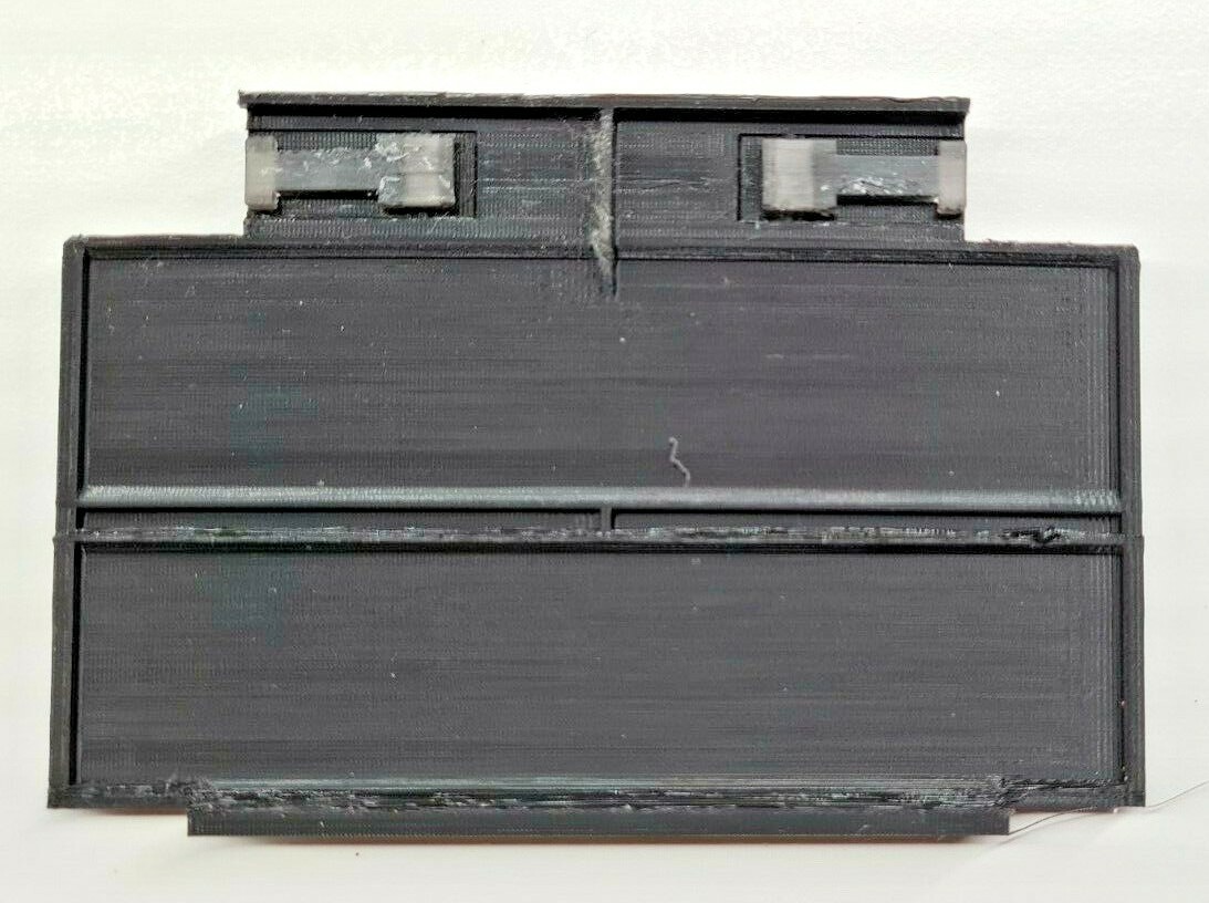 HP Calculator/Device Battery Door Replacement (Black) - 3D Printed-image