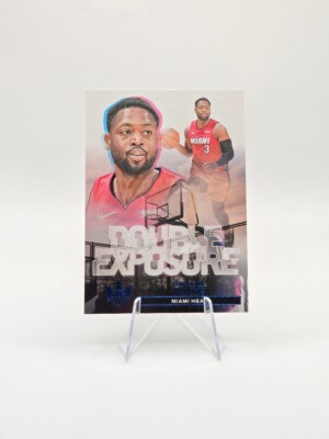Dwyane Wade 2023-24 Panini Court Kings Double Exposure Amethyst SP /99 #16 Heat