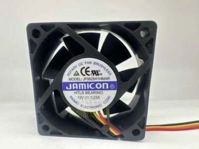 1 pcs JRNICON JF0625H1HMAR DC12V 0.23A 6CM 6025 3-wire   #WD8