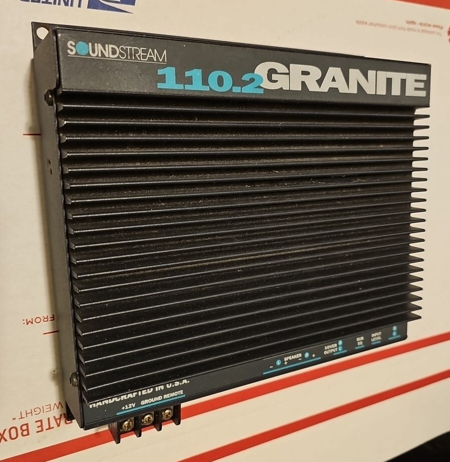 Soundstream 110.2 GRANITE Old School Car Amplifier eBay