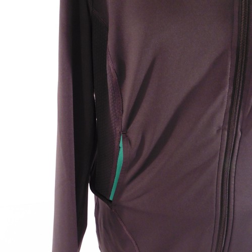 So Jacket Women's Large Black Hooded Fleece Zip Up Pockets Outdoors Mesh Comfy - Picture 4 of 20