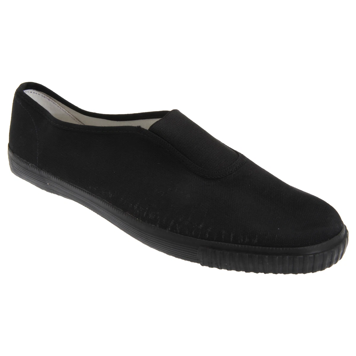 Mens black plimsolls size 9 sale