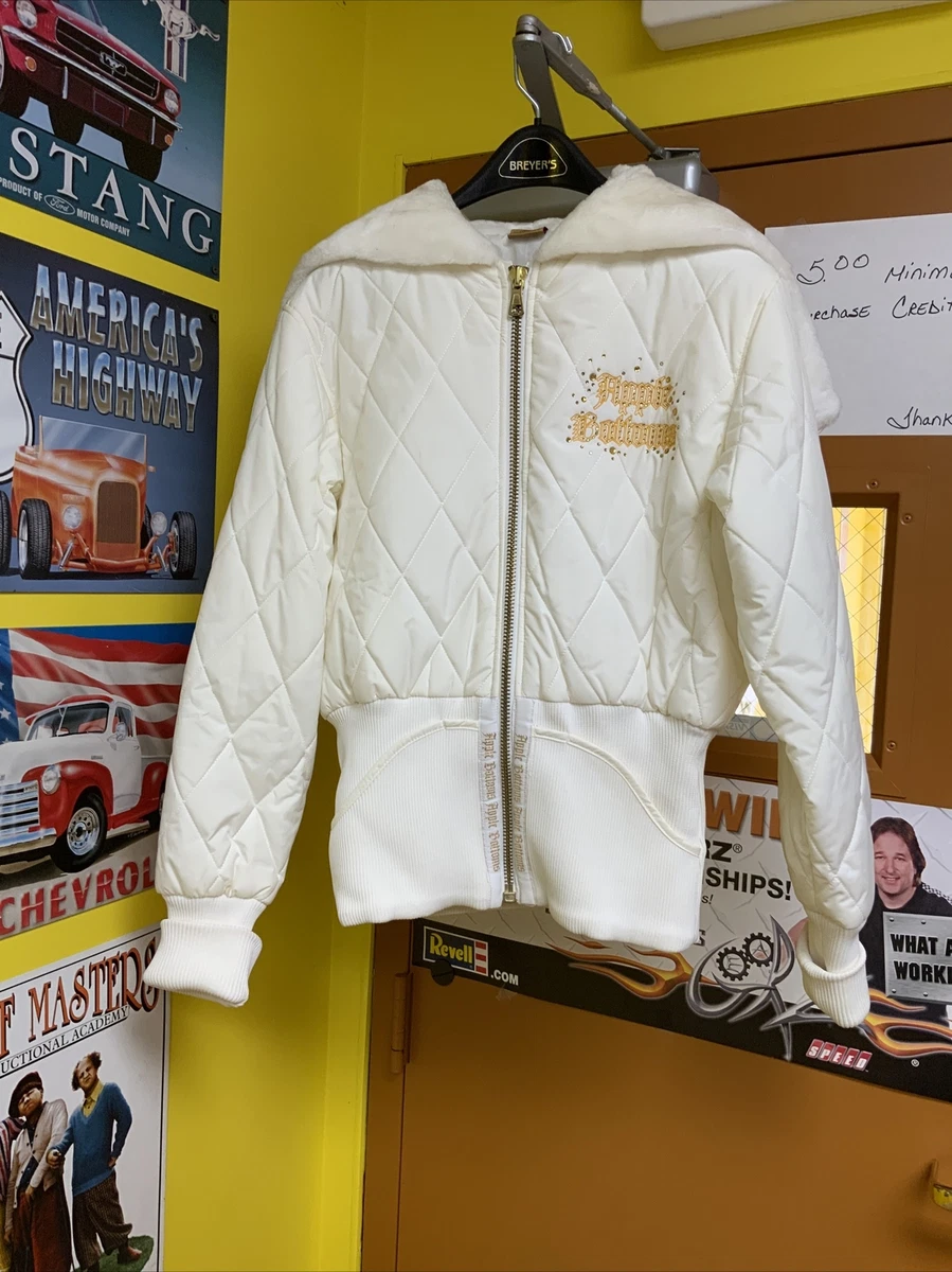 APPLE BOTTOM WHITE LARGE JACKET “NEW” | eBay