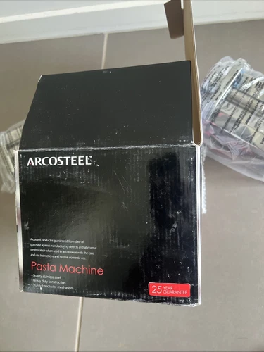 Arcosteel Italian Collection Stainless Steel Pasta Maker Heavy Duty New - Picture 7 of 7