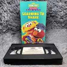 Sesame Street Kids Guide To Life Learning To Share VHS Tape 1996 Social Skills