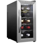 Thermoelectric 10-Bottle Freestanding Wine Cooler in Stainless Steel