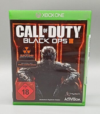 Call of Duty Black Ops 3 III COD - Xbox One OVP