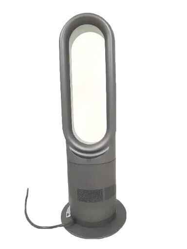 Dyson Hot & Cool AM05 Heater Table Fan Gray & Silver Good Dyson Hot & Cool AM05 Heater Table Fan Gray & Silver Good