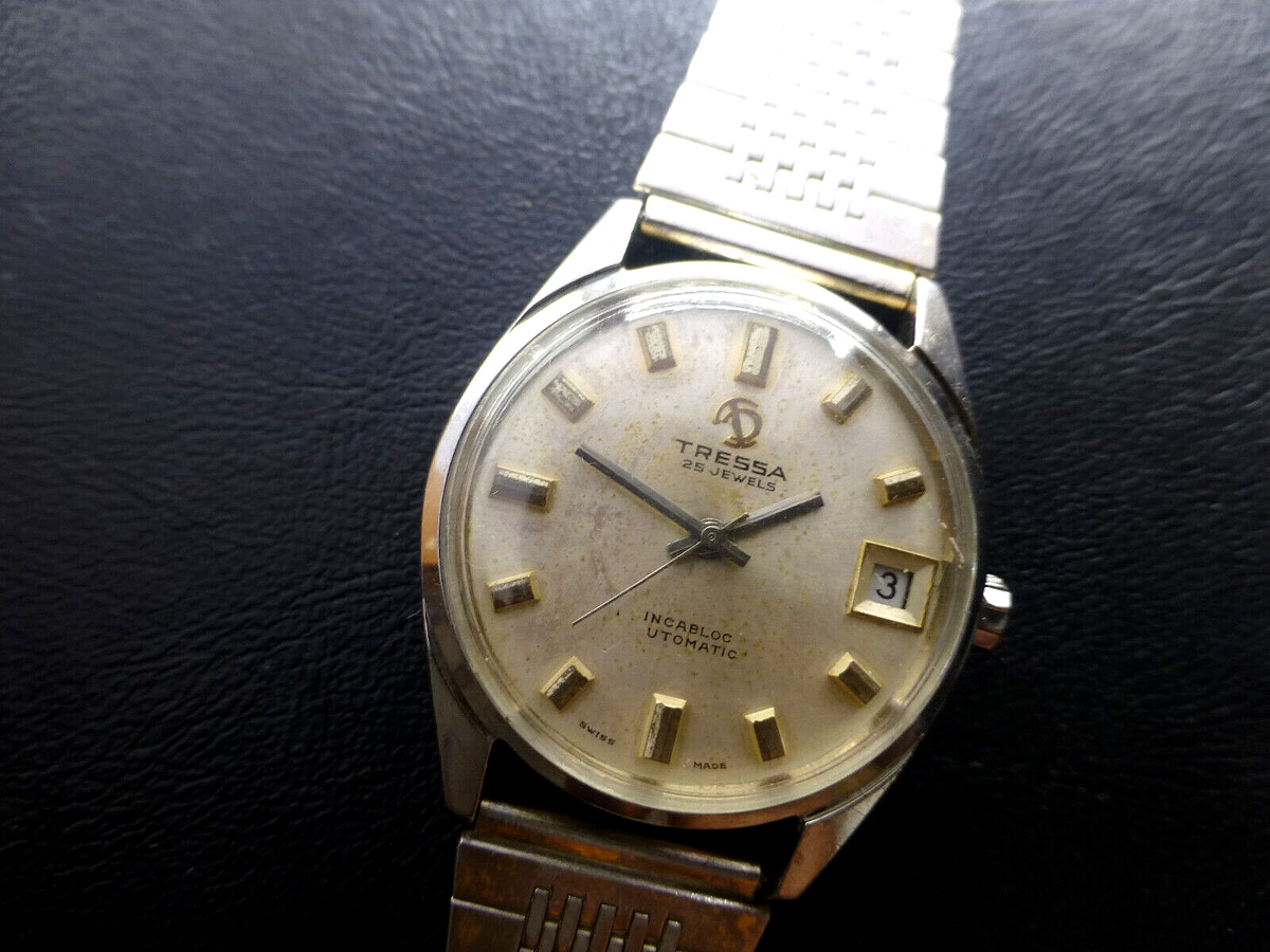 TRESSA INCABLOC AUTOMATIC 25 JEWELS | eBay
