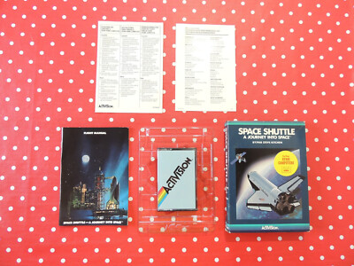 Space Shuttle Atari 400 800 XL XE Tape Kassette OVP Anleitung - Activision 1984
