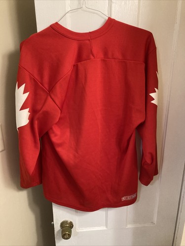 Vintage Maska Jersey * Team Canada Hockey * Medium * 1984 Olympics CCM - Picture 9 of 10