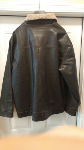 Chaqueta para hombre Brave Soul de etiqueta negra - motociclista. Chaqueta Bomber - Platter Marrón Oscuro - Imagen 2 de 8