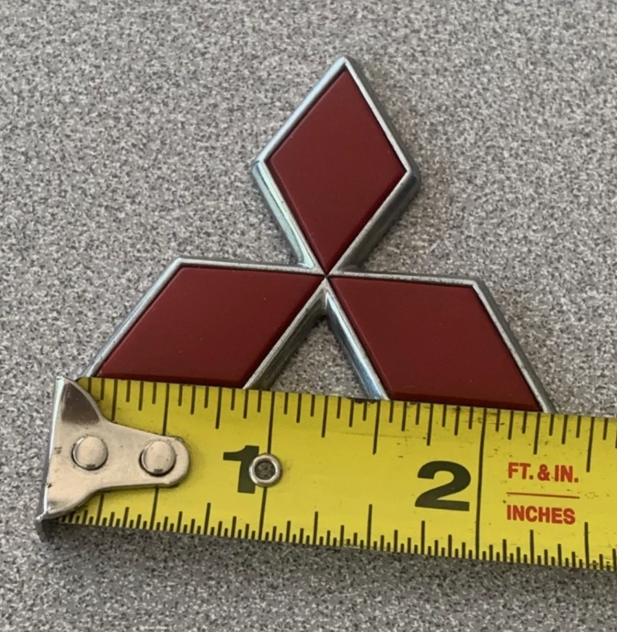 2000-2001 MITSUBISHI ECLIPSE FRONT EMBLEM LOGO BADGE SIGN MR416795 USED OEM — 第 3/4 张图片