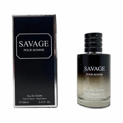 Savage Pour Homme Eau De Toilette Spray 3.4 fl oz Regular Size Men