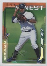 2014 Topps Finest Green Refractor 155/199 Tim Beckham #7 a2v