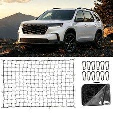 Rear Trunk Envelope Style Organizer Mesh Cargo Net For Honda Pilot 2016-2025 New