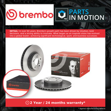 Image of 2x Brake Discs Pair Vented Front 276mm 09.5674.21 Brembo Set 26300AE050 Quality