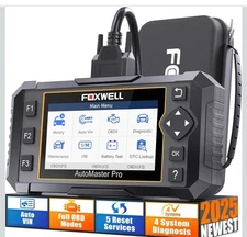 FOXWELL NT614 ELITE OBD2 Scanner Car Diagnostic Tool Engine ABS SRS EBP SAS Oil