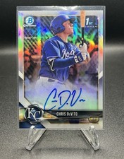 2018 Bowman Chrome - Prospect Autographs Chris DeVito #CPA-CD Refractor /499 KC