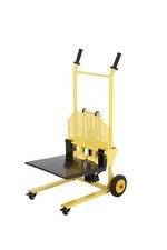 Hydraulic Material Lift 440Lbs 36" Max Lift, Pallet Stacker Winch Stacker