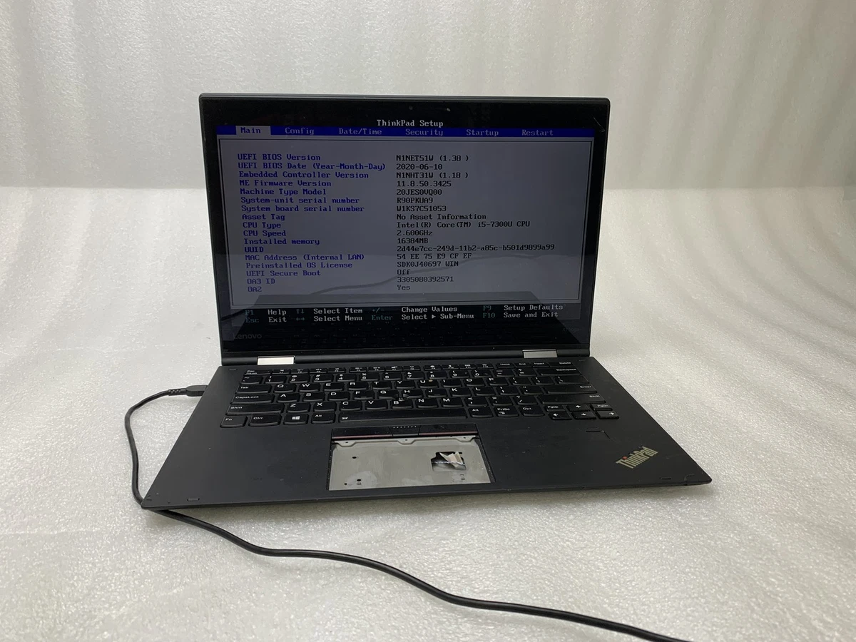 Lenovo ThinkPad X1 Yoga 2.50-2.99GHz PC Laptops & Netbooks for