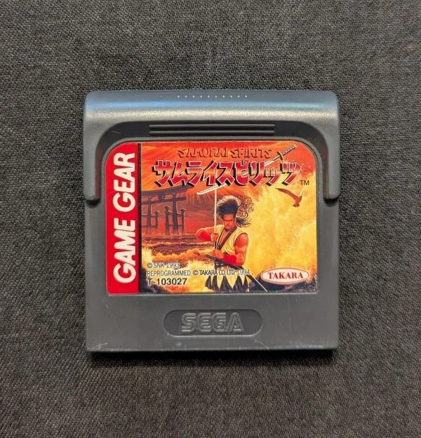 SAMURAI SHODOWN Spirits Per Sega Game Gear - Cartuccia Giapponese - Condizioni Accettabili