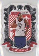 2020-21 Panini Crown Royale Coat of Arms Kawhi Leonard #CA-KLE 5l1