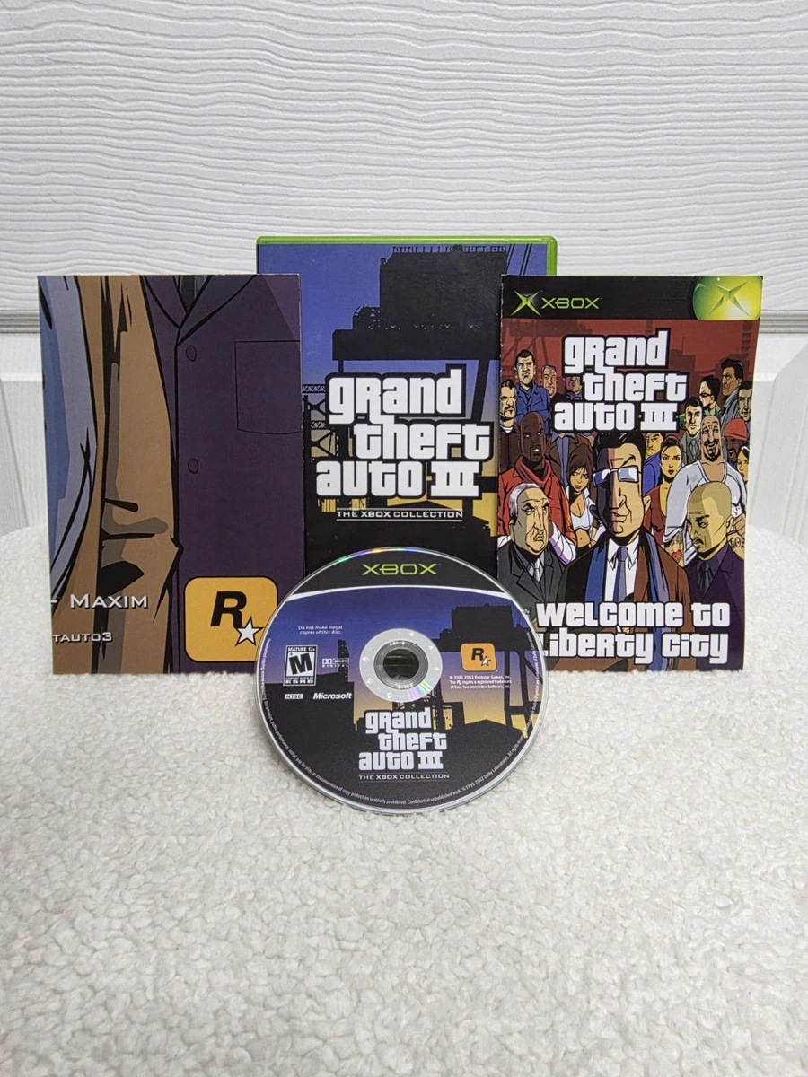 Grand Theft Auto III Microsoft Xbox Video Games for sale | eBay