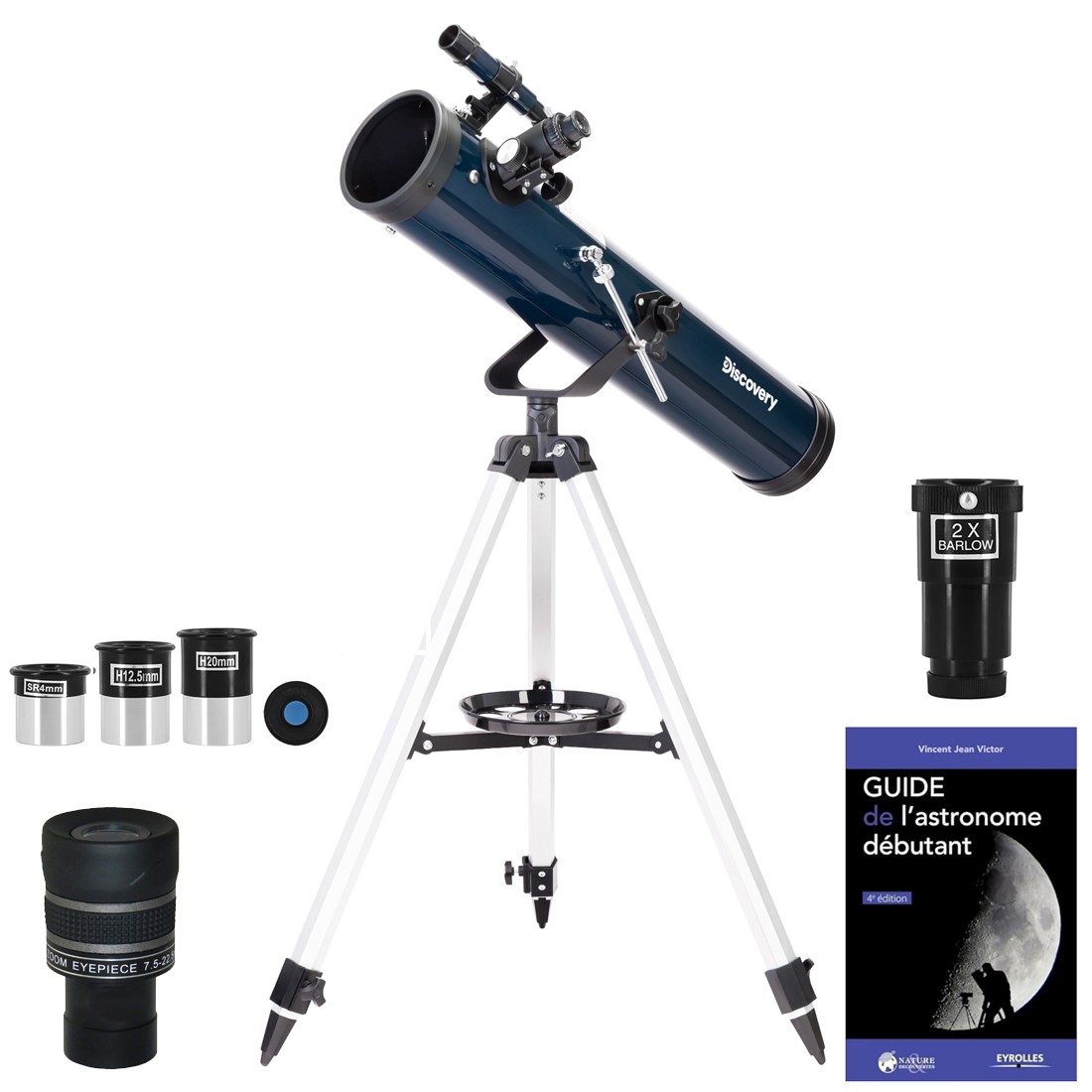 Télescope Discovery Sky T76 le cadeau idéal avec guide illustré