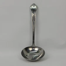 VOLLRATH 9" Stainless Steel Gravy Soup Ladle Japan 46942 A4 Spoon Silverware Vtg